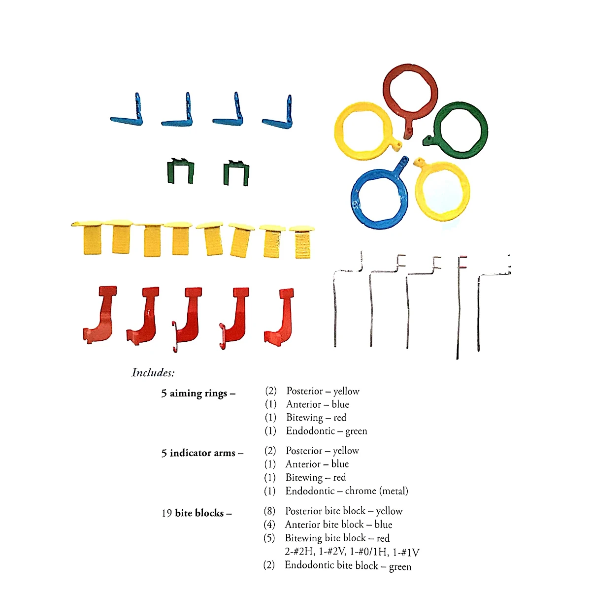 A06K Dental X-ray Film Positioning System Positioner Holder Locator Instrumen Picks XCP Kit