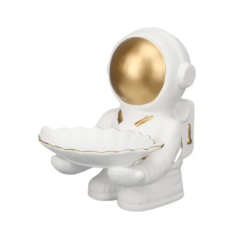 

~Nordic Modern Cartoon White Astronaut Resin Decorations Home Living Room TV Cabinet Children's Room Creative Decorations
