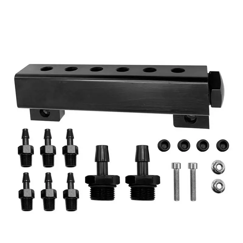 Oil Rail Kit Lube Oil Piston Distributor Adjustable Manifold Oil Distributor Value Manifold Block In Aluminum Alloy For SUVs