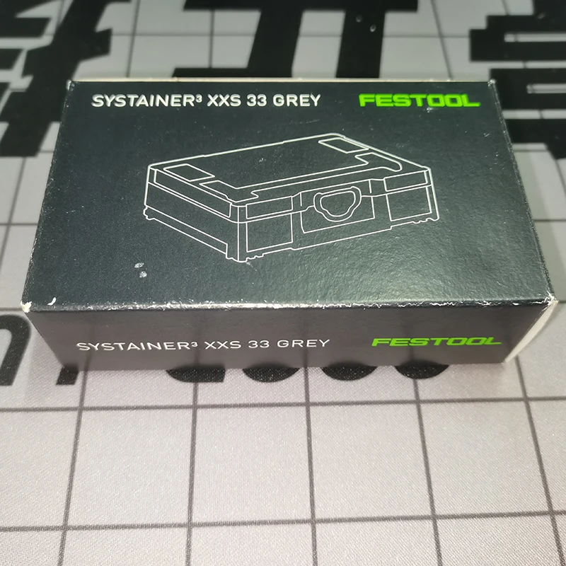 FESTOOL 205398 Mini Tool Box SYSTAINER XXS 33 Tool Accessories Exquisite Containment Box Grey 110*63*32MM