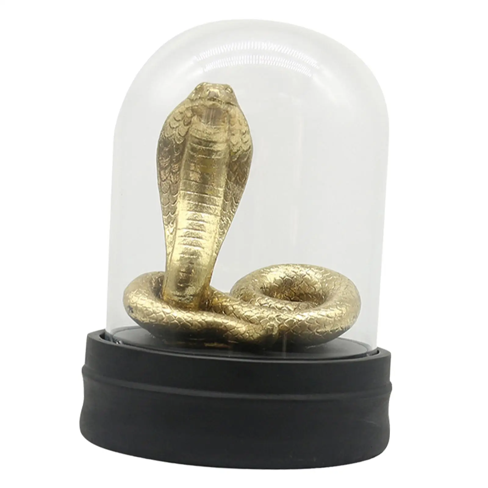 Snake Statue Snake Sculpture Decorative Home Decor Snake Figurine Snake Ornament for Kitchen Fireplace Countertop