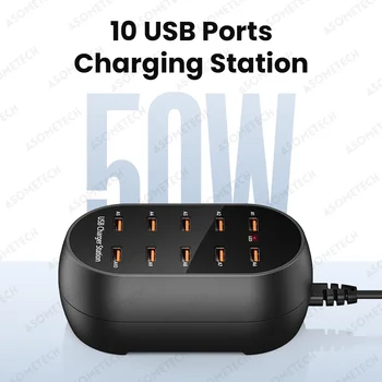 10 best sales מטען USB עם 10 יציאות - №6