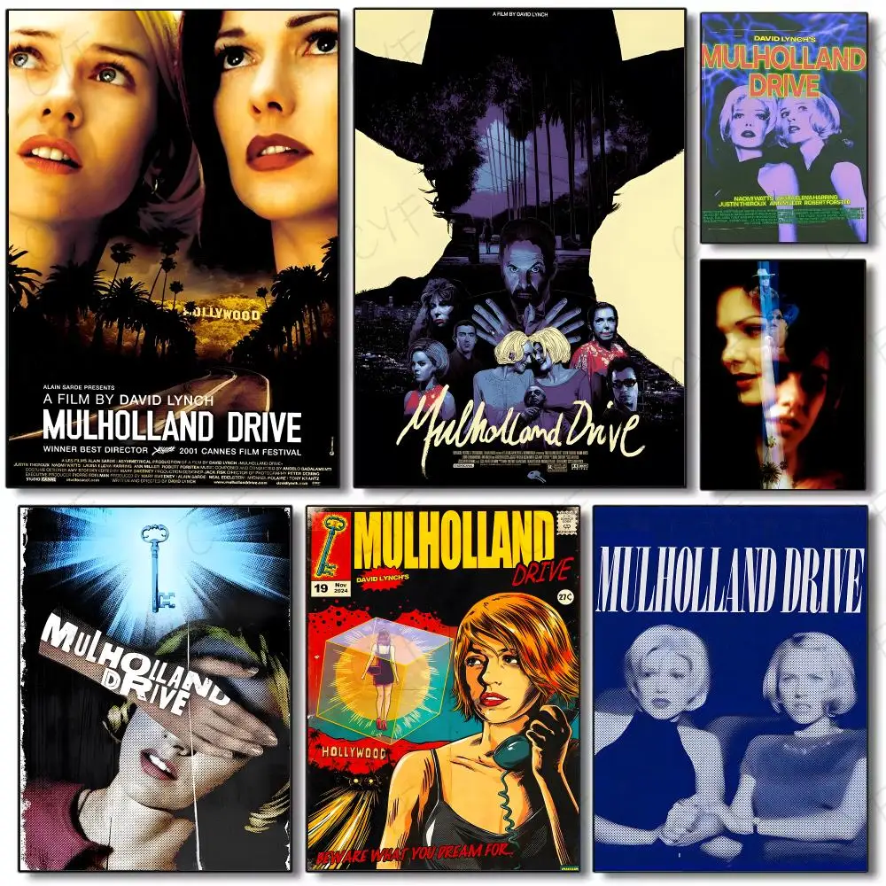 Movie Thriller Mulholland Drive Poster Painting Wall Art Mural for Living Room Home Decor and Gifts