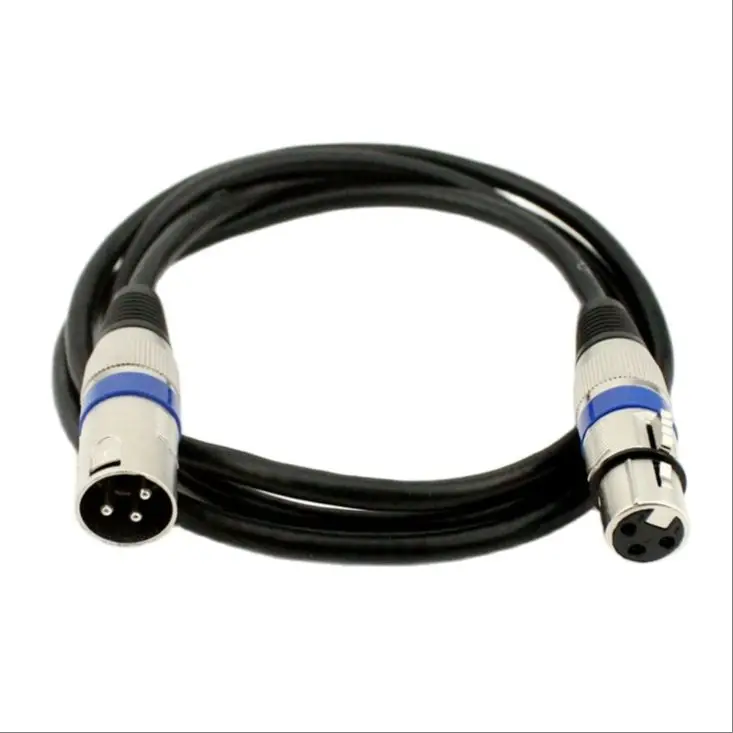 Câble adaptateur audio stéréo XLR mâle vers femelle, fiches BU, câble de microphone, 0.3m, 8m, 1m, 30m