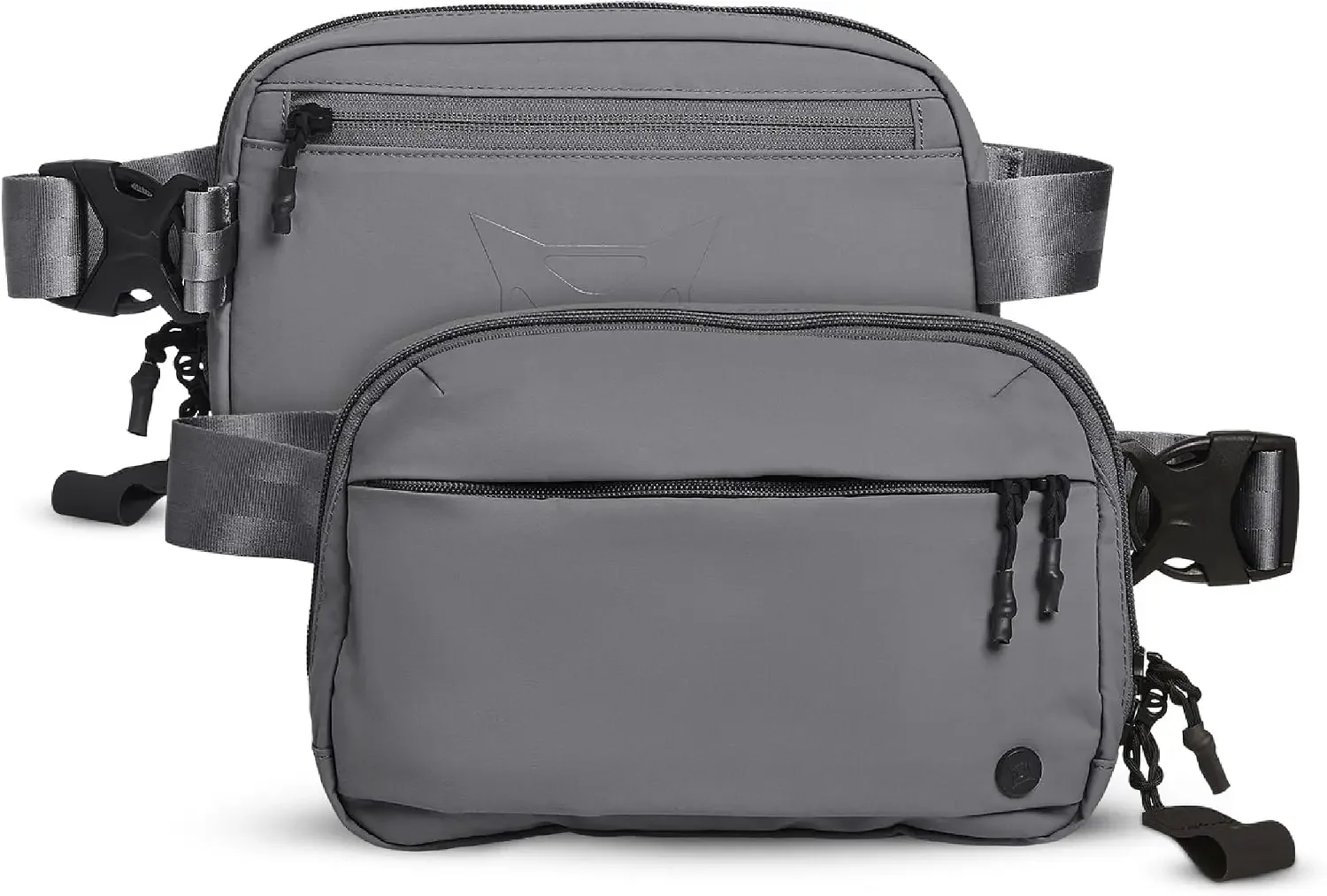 100% Nylon Fanny Pack for Men and Women with CCW-Ready Design and Rapid Access Tab - Wolf Grey - 2L