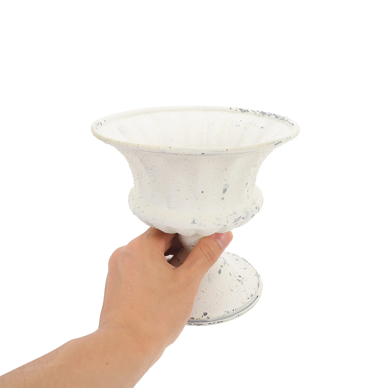 

Vintage Roman Column Flower Pot Elegant European Style Plant Pot Wedding Decoration Balcony Garden Planter Decorative