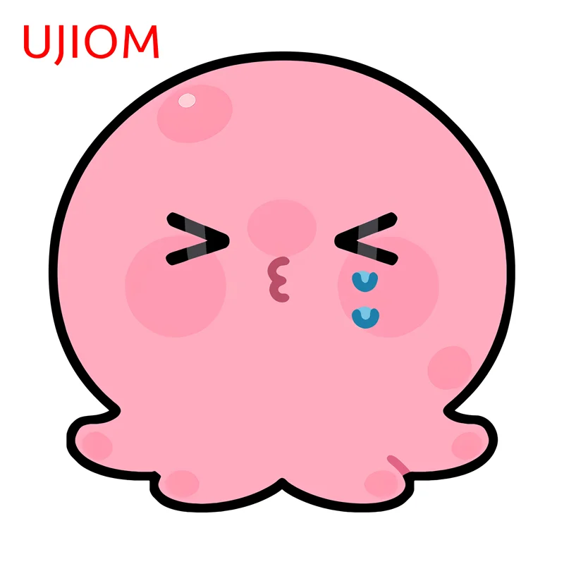 UJIOM Takopi Anime Wall Stickers Cute Cartoon Character Living Room Laptop Decals Simple Amusing Kitchen Cupboard Decoration