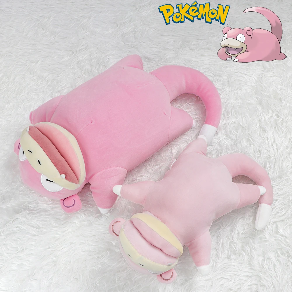 Pokemon Sleeping Plush Toys Slowpoke Lucario Piplup Sylveon Vaporeon Cubone Doll Soft Stuffed Dolls for Children Birthday Gifts