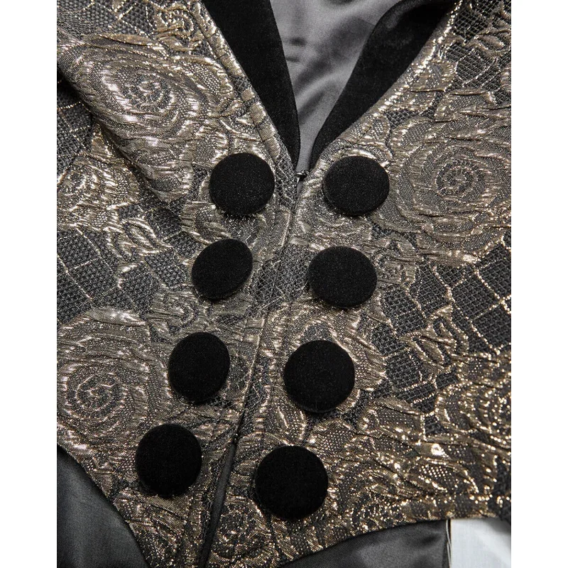 2025 22 플러스 사이즈 S-5XL 중세 르네상스 스팀펑크 테일코트 할로윈 남성용 의상 뱀파이어 빅토리아 재킷 프록 코트 H