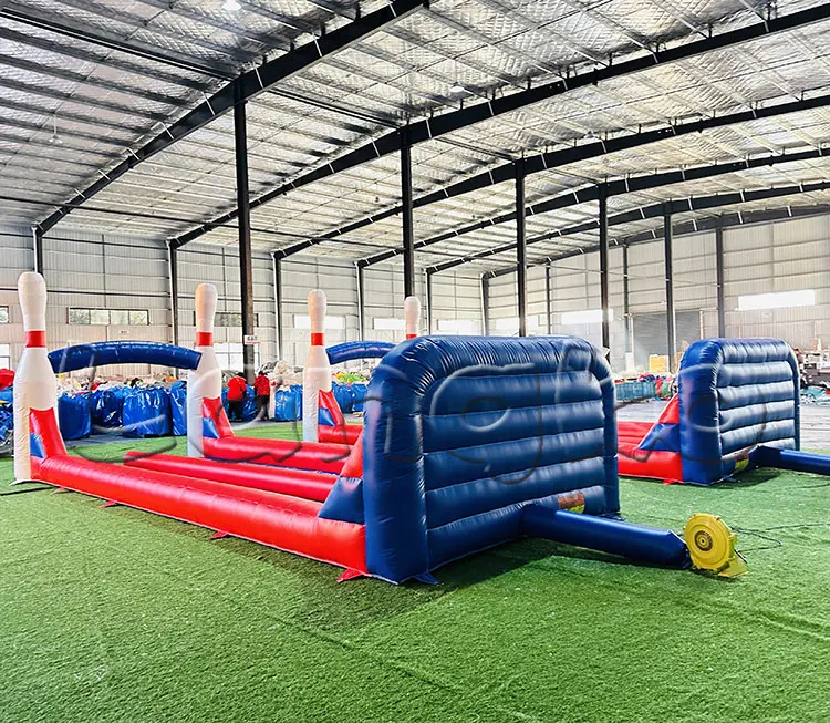 Commercial PVC Inflatable Bowling Game Outdoor Carnival Games for Kids Adults