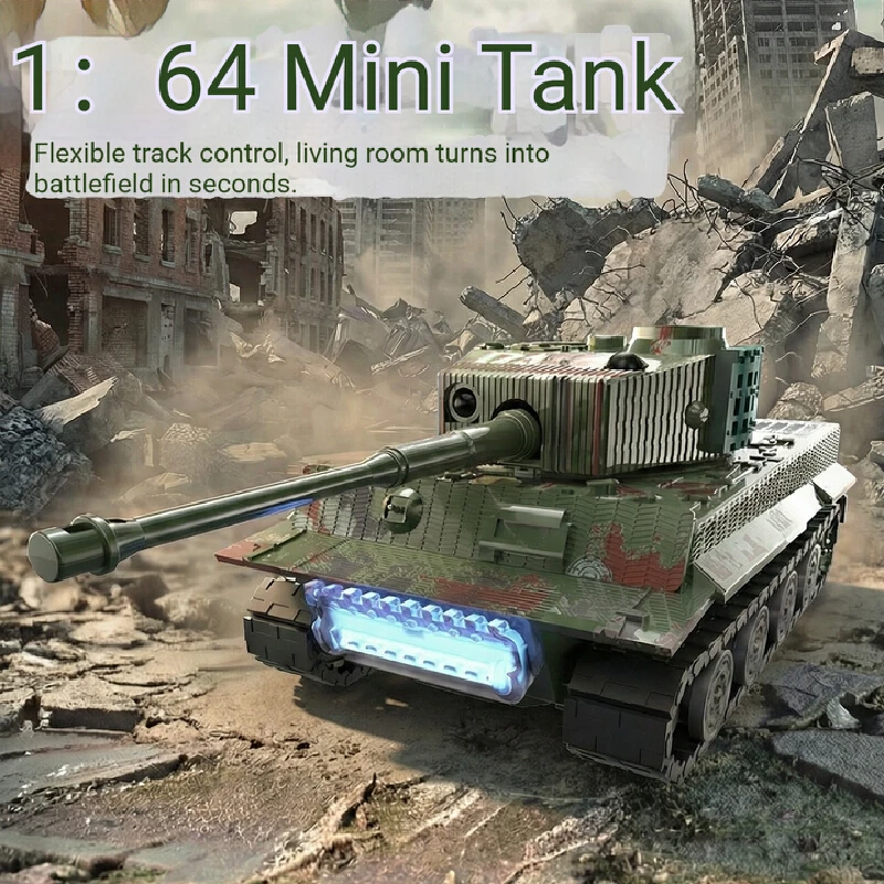 Hot Remote Control Battle Tank Toy Electric Tracked Armed Military Armored Vehicle RC Combat Car Model Simulation Hobby Toy