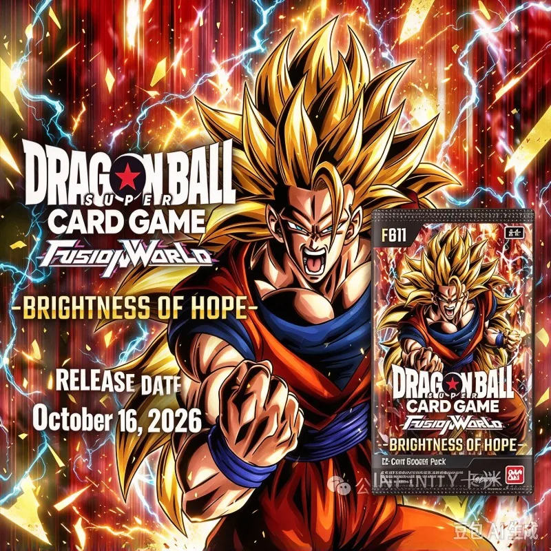 Genuine Bandai Dragon Ball Super Fusion World Brightness of Hope FB11 Japanese Version Booster Pack Anime Trading Cards Gifts