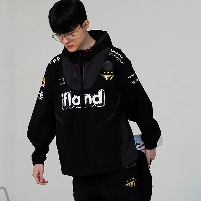 

FAKER Same Clothing Coat Jacket Game LOL SKT T1 Team Uniform S13 World Championship Conquers 2023 LCK Team Clothes