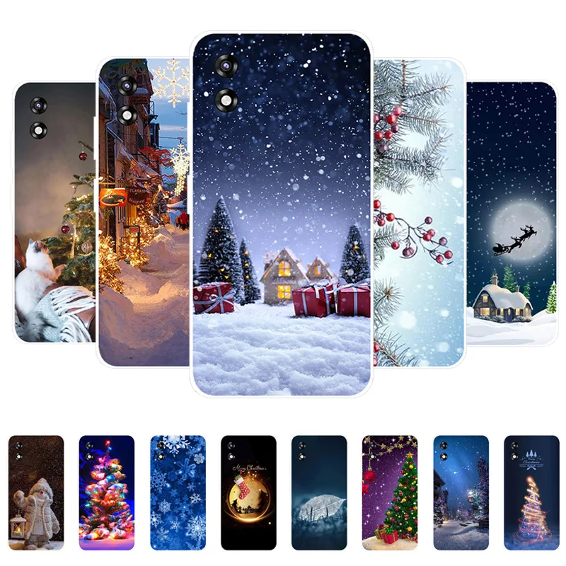 Прозрачные чехлы для Xiaomi Qin 3 Ultra, подарок на Рождество, мягкий прозрачный силиконовый чехол для телефона Duoqin Qin3 Ultra.