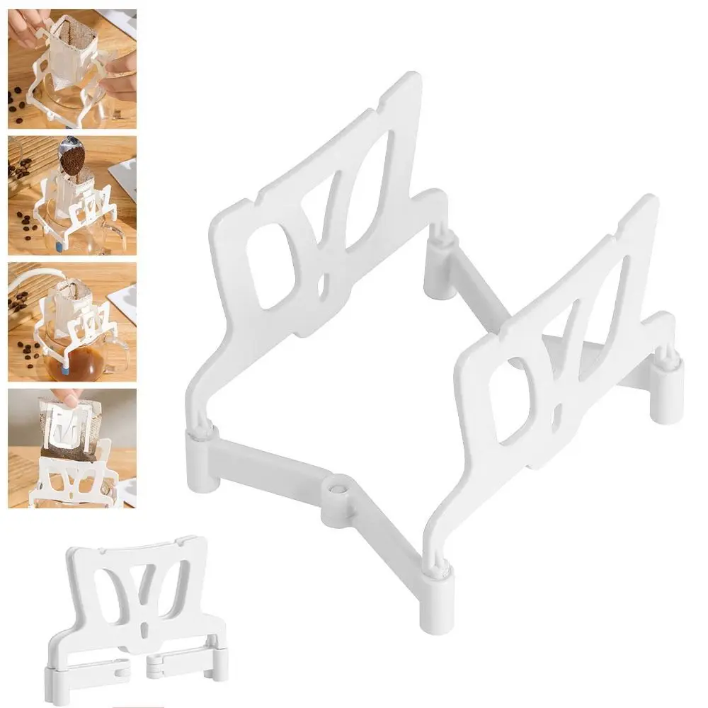 

Foldable Coffee Filter Holder Reusable Lightweight Tea Filters Dripper Baskets Coffee Ear Drip Filter Paper Bag Shelf Coffeeware