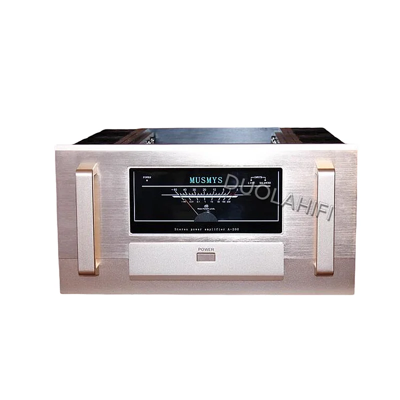 NEW A Pair MUSMYS A-200 Mono Bock Class A Power Amplifier Study Accuphase Brand Technology 300W/CH 8-ohm HiFi Power  Amplifier