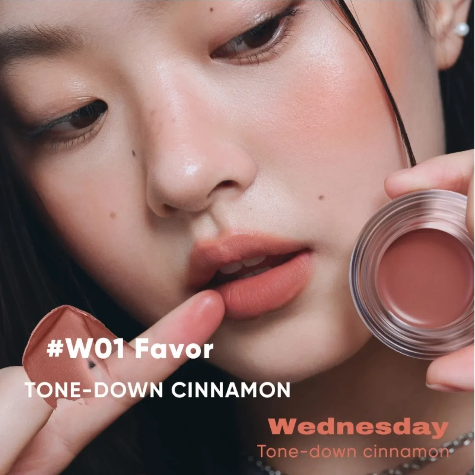 Judydoll Watery Multi-Purpose Color Balm Cream Blush Lip&Cheek Cute YOYO Shape Soft Velvety Makeup Cosmetics