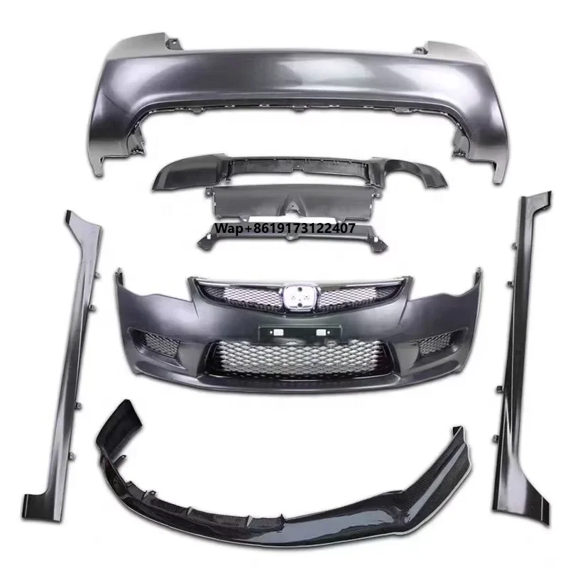 

for FD2 Face Kit Typer Style Front Lip Rear Bumper Side Skirts-Good Material Car Bumpers