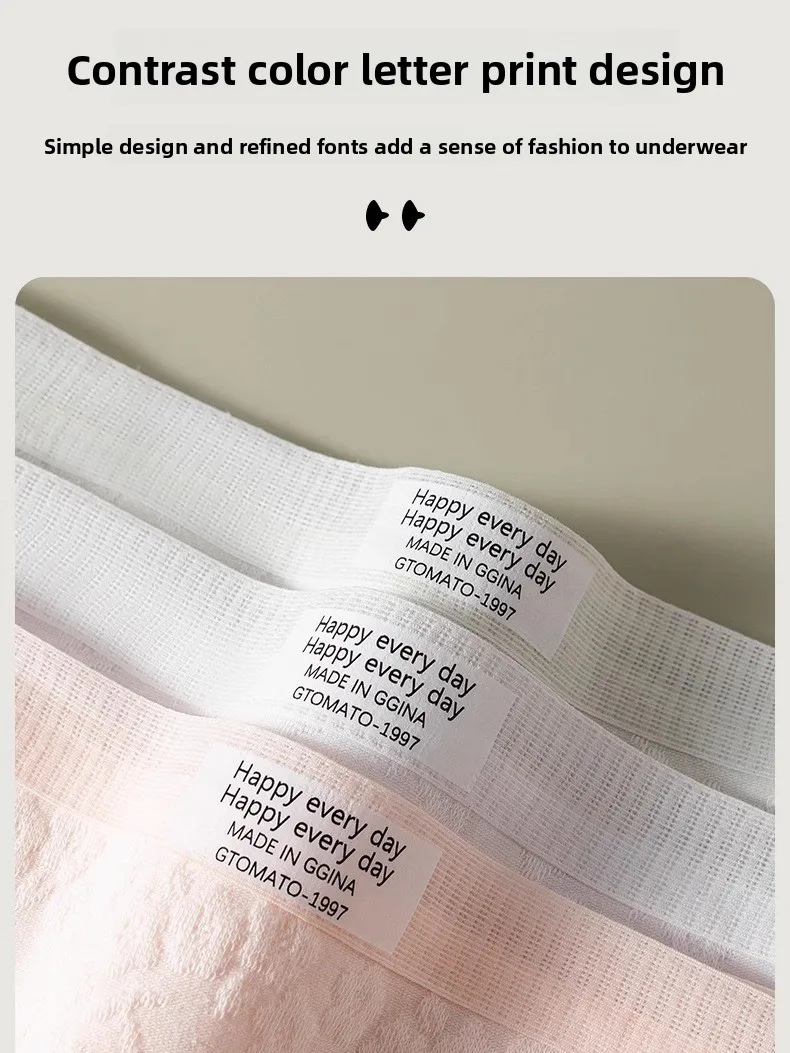 純綿ハイ スリット抗 V 病毒女性用下着快適な通気性ミッドウエストブリーフ抗菌三角パンツ