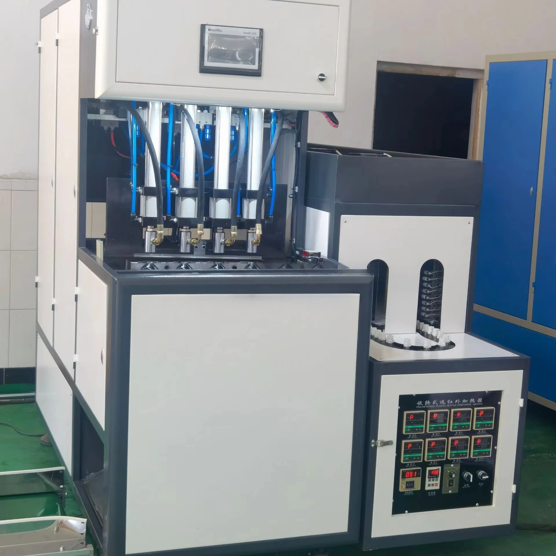 6Cavity 8000BPH Blow Machine Plastic Blowing Molding MachineStretch Bottle Blow Moulding Machine