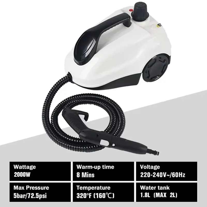 2026 Multifunctional Electric Steam Cleaner Cleaning Machine for Home Use for Floors Tiles Grout Various Surface Deep