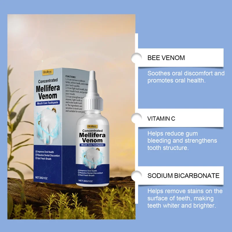 Pulizia dei denti Siero sbiancante Rimuovi placca Denti bianchi Gel Denti Macchie di fumo giallo Dentifricio Alito fresco Cura dell'igiene orale