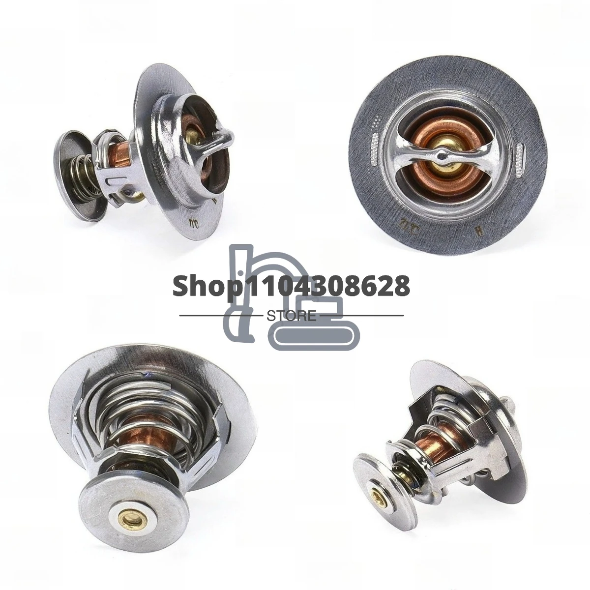 

71℃ 121850-49810 129180-49810 For Yanmar 4D94E 4TNE94 4TNE98 4TNV94 4TNV98 4D98E Engine Thermostat