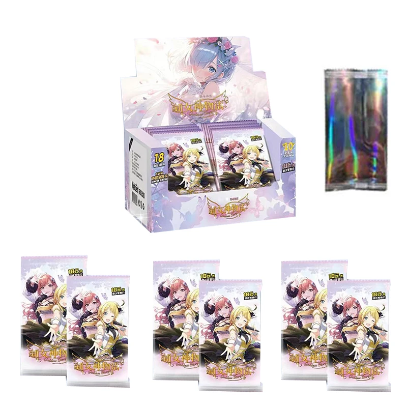 Goddess Story Booster Box Cards Small Frogs 10m06 Rhythm Of Winter Rizz Board Games Playing Cards Rare Collection