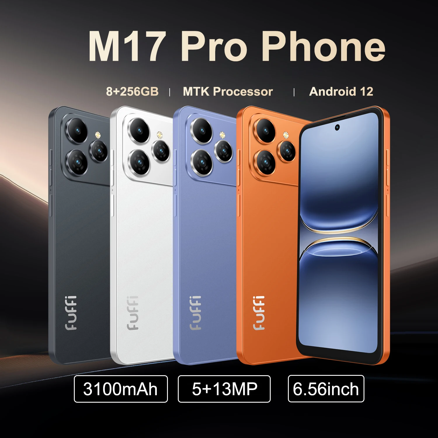 الإصدار العالمي i17 Pro Max الهاتف الذكي أندرويد 12 شاشة 6.56 بوصة، 12 + 512 جيجابايت 5 + 13 ميجابكسل الهاتف المحمول 4100 مللي أمبير في الساعة للهاتف المحمول Google Play #2