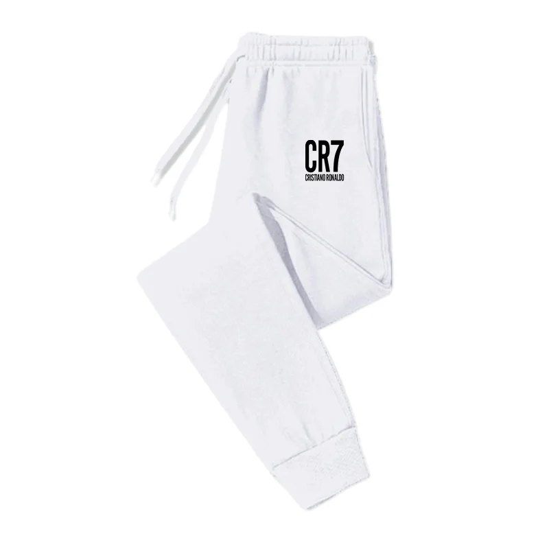 Men Sweatpants Winter Suitable Man Casual Pants CR7 Print Autumn Men's Clothing Trousers Sport Jogging