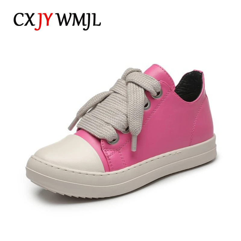 CXJYWMJL Women Court Sneakers Plus Size Microfiber Leather Casual Vulcanized Shoes Ladies Spring Sports Skate Shoes Sneakers