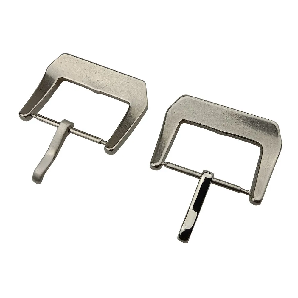 Stainless Steel Watch Buckle 16mm 18mm 20mm 22mm 24mm Men Women Watch Band Universal Polished Brushed Metal Watch Clasp