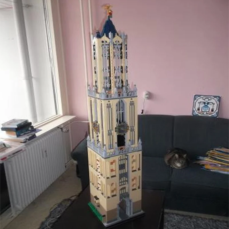 11689pcs MOC Domtoren Utrecht Architecture Model Building Blocks Toy Christmas Gifts Architecture Birthday Collection Brick
