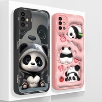 For Samsung A51 A71 A31 Phone Case Panda Soft Liquid Silicone Full Protection Fundas For Galaxy A 51 A 71 A 31 Back Cover Coque