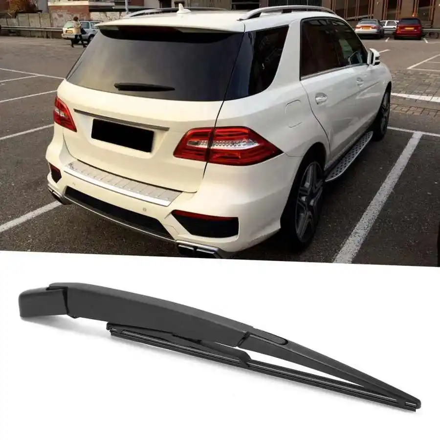 Rear Windshield Wiper Arm Blade A1648200744 Replacement for Mercedes‑Benz W166 W164 ML350 ML500 2006 2007 2008 2009 2010-2019