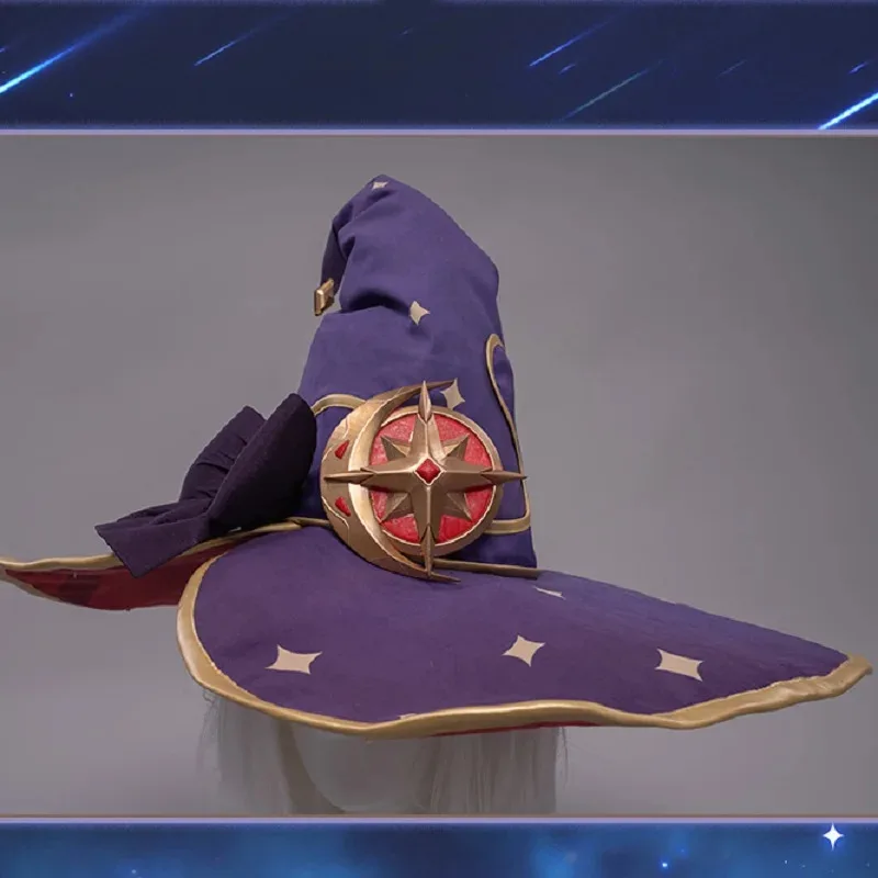 

zizi 2025 UWOWO Game Genshin Impact Mona Hat Only Megistus Astral Reflection Cosplay Costume Enigmatic Astrologer