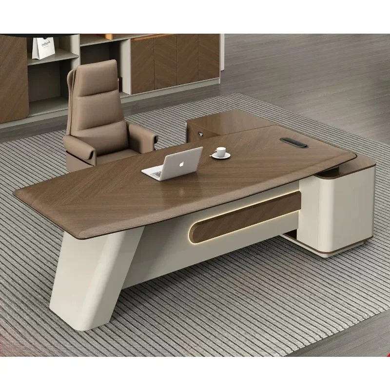 CZ-7  Sense Leadership Office Desk And Chair Combination High-end Business Desk
