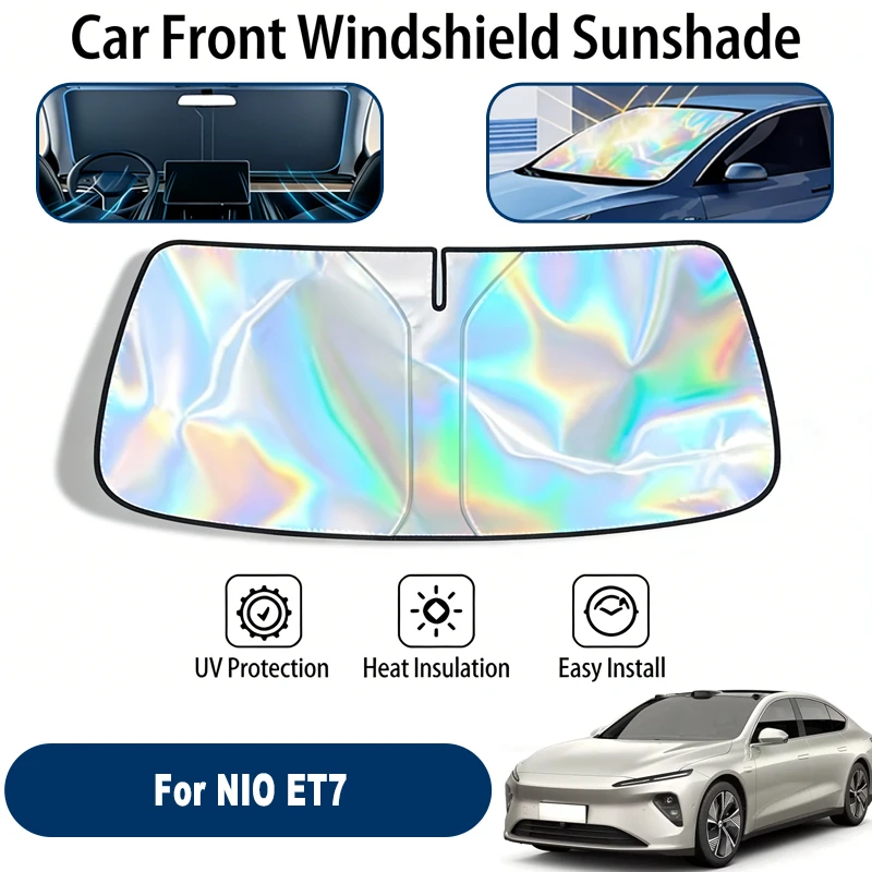 

Windshield Sun Shade For NIO ET7 Foldable UV Reflective Front Window Sun Protection Cover Accessories