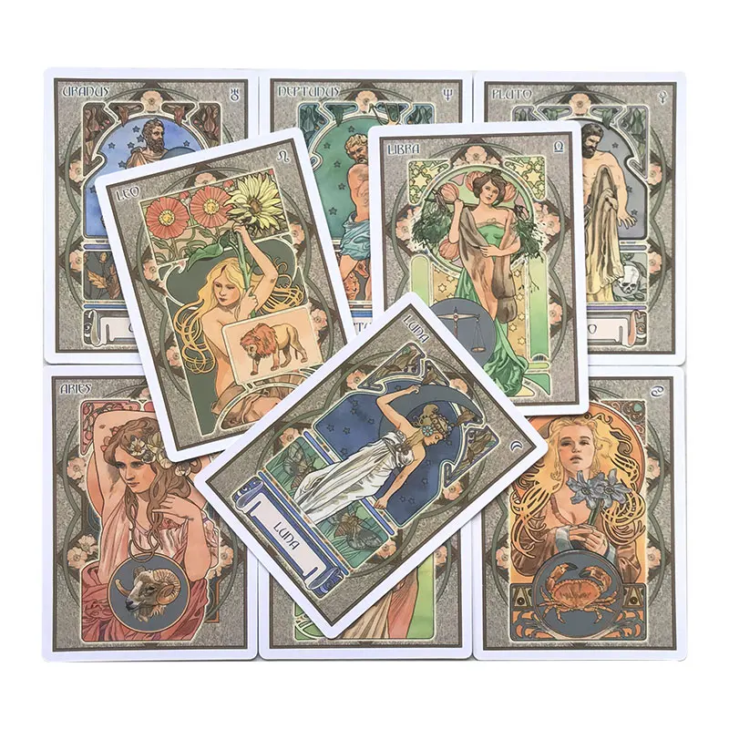 Astrological Oracle Leisure Entertainment Game Card Family Gathering Divination Deck Tarot Board Playing Game Card Deck