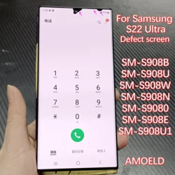 6.8'' High Quality AMOLED Display For Samsung Galaxy S22 Ultra 5G SM-S908B LCD S22Ultra S908 S908U Touch Screen Repair Parts