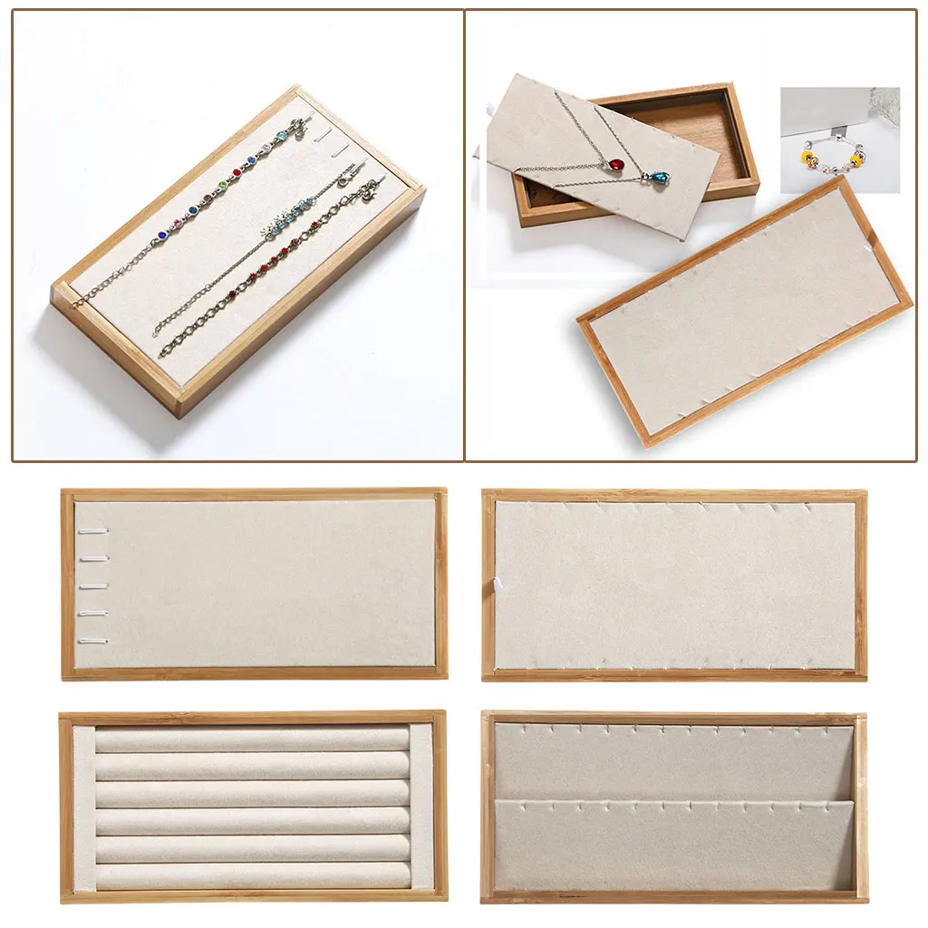 

Деревянный держатель для ювелирных изделий с несколькими кольцами, ожерелья, кулон