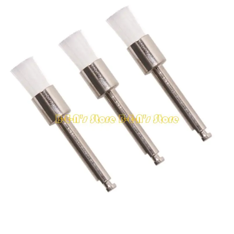 Y1AD 100Pcs Dental Polishing Brushes Flat/Tapered Tip Optional Design For Efficient Teeth Polishing And Plaque Removal