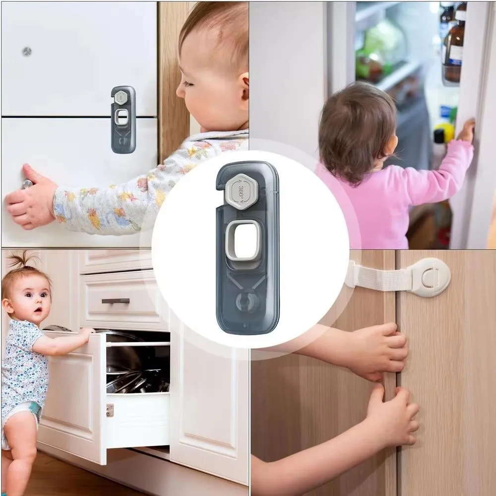 Child Proof Refrigerator Lock Child Proofing Drawers Locks Adhesive Child Safety Fridge Locks For Drawers Refrigerators Cabinets