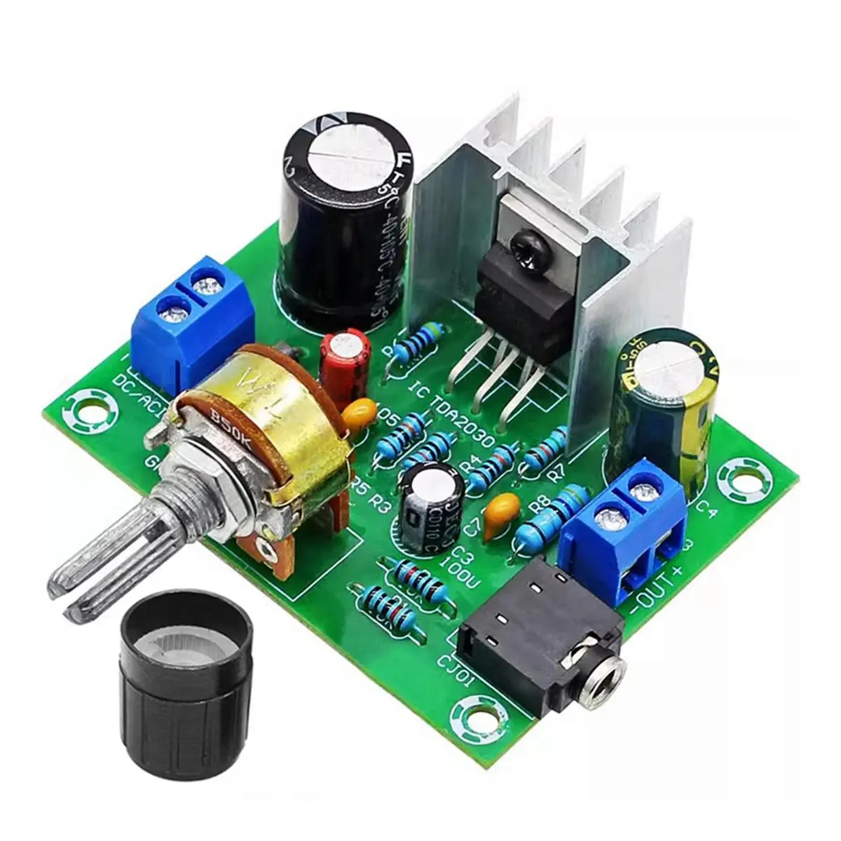 Happy New-  TDA2030A Power Amplifier Board Finished High Fidelity Mono Wide Voltage 12V Single Power 15W Digital Audio Module