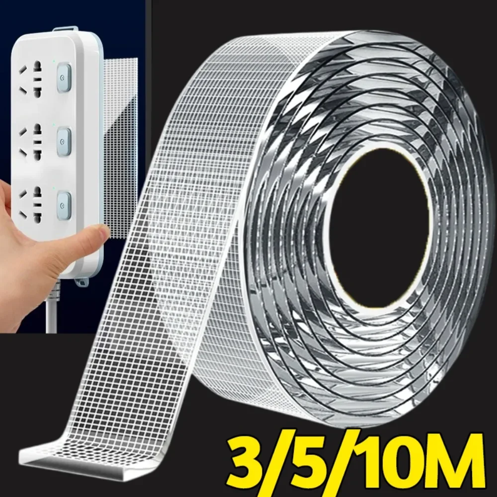 Nano Double Sided Tape Transparent Strong Adhesive Removable Reusable for Glass Wood Metal Phone Mounts Home Office DIY Supplies