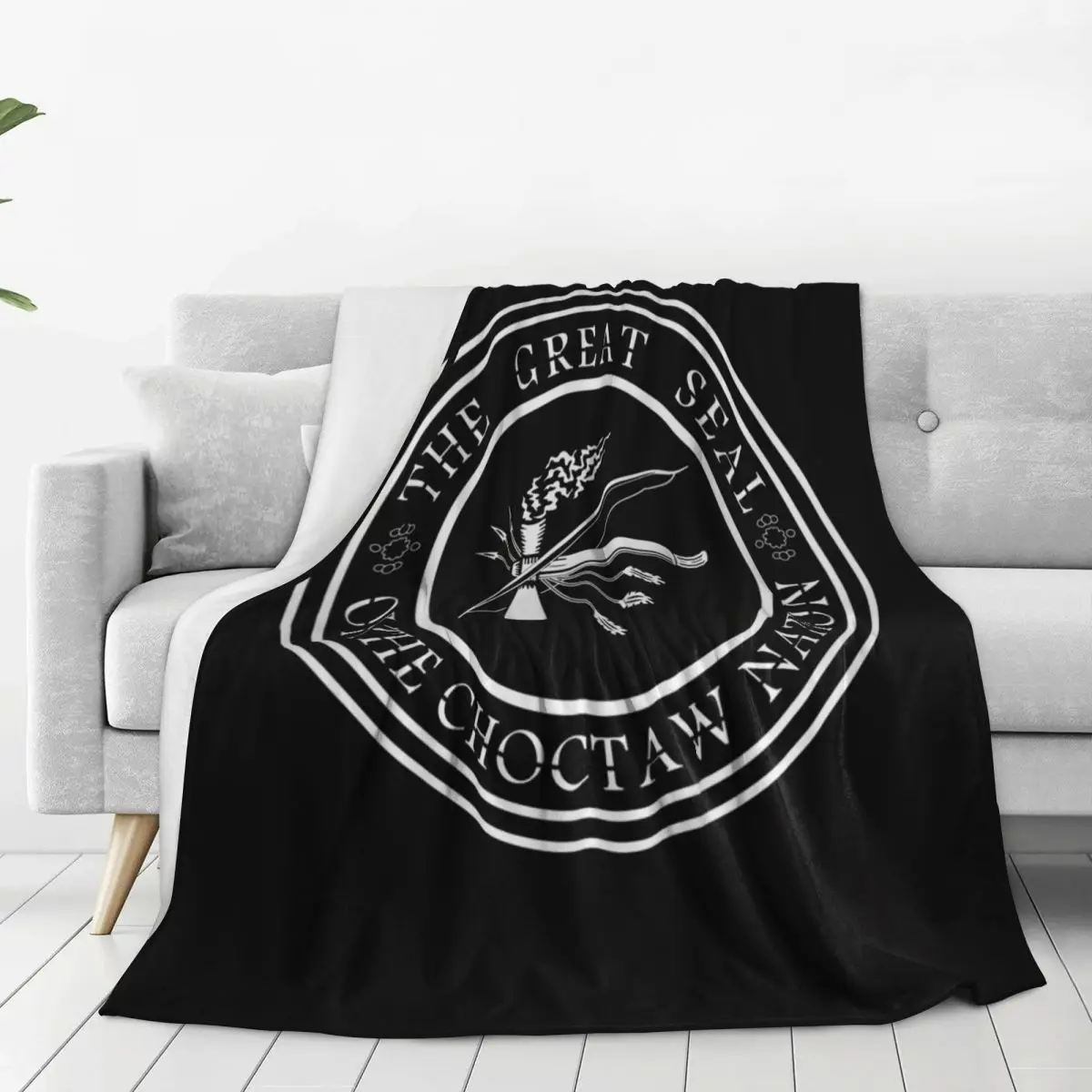 Choctaw Nation Blanket Fleece Warm Throw Blankets Sofa Throw Blanket For Home Bedroom Travel Throws Bedspread Quilt