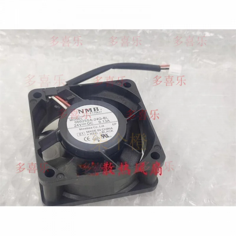 WW   for NMB 06025SA-24Q-BL 6025 DC24V 0.13A 6CM 3-Pin Drive Fan