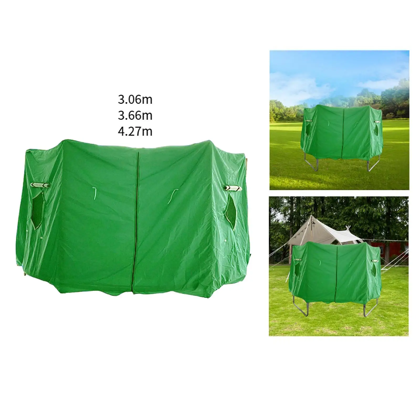 

Trampoline Tent Cover Accessories Easy to Install Sunshade Waterproof Canopy