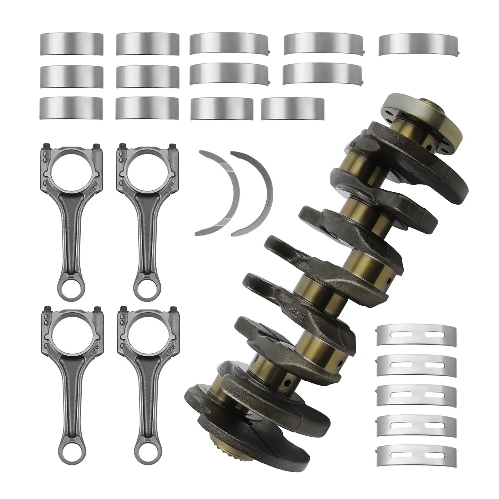 Engine Parts Rebuild Crankshaft Con-Rod Bearings Set Fit 2.0 L L4 Gas EA888 For Audi VW EA888 GTI 2.0T 06L105101D
