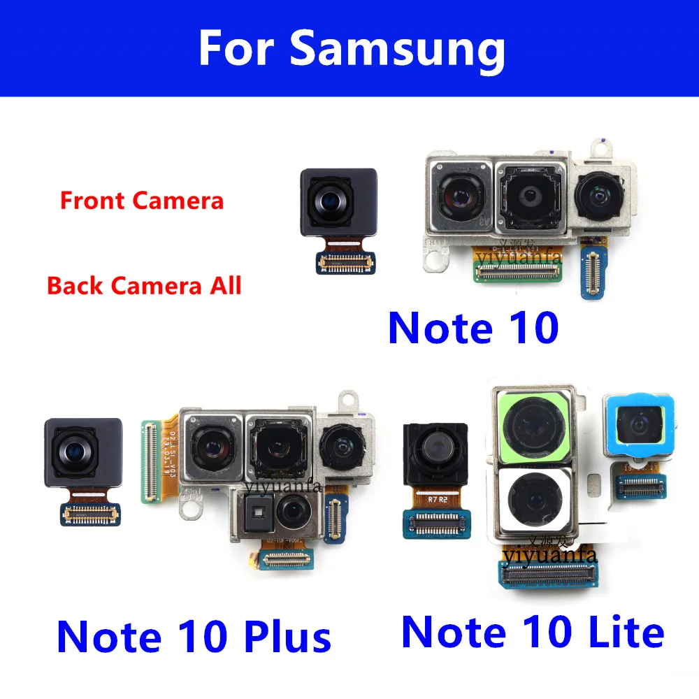 Para Samsung Galaxy Note 10 Plus Lite Note10 + SM-N975F N975 N970 N770 Módulo de cámara frontal trasera
